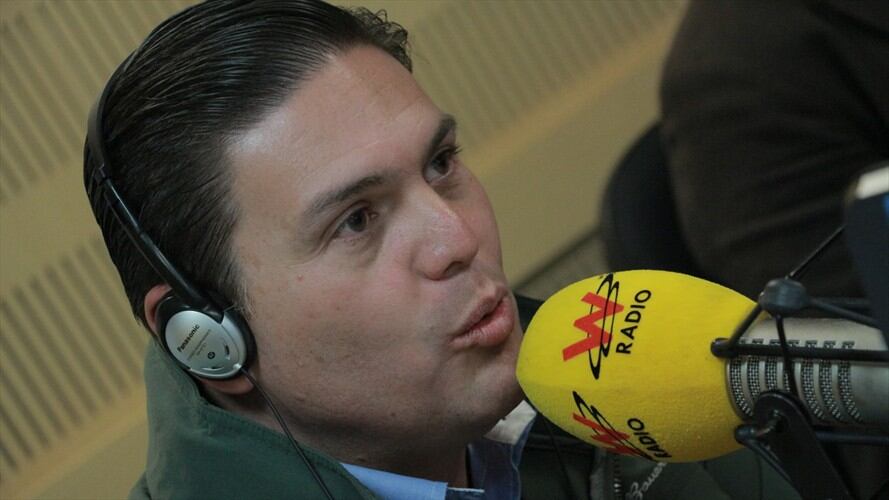 Juan Carlos Pinzón en La W. Foto: La W con Julio Sánchez Cristo