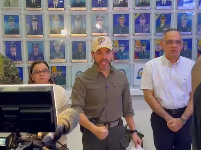De la Espriella ordena militarizar Santa Marta y anuncia 600 policías tras jornada de violencia. Foto: Captura de Video Consejo de Seguridad