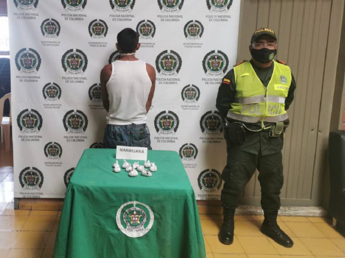 Siete capturados en Riosucio por estar de fiesta en vía pública