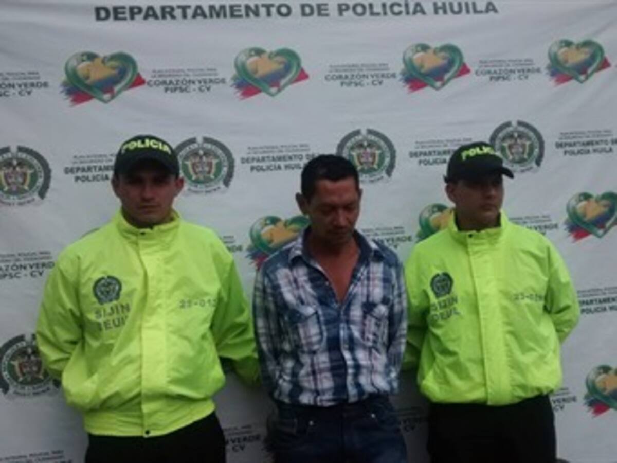 Capturan a presunto responsable de hurto a entidad financiera en Neiva