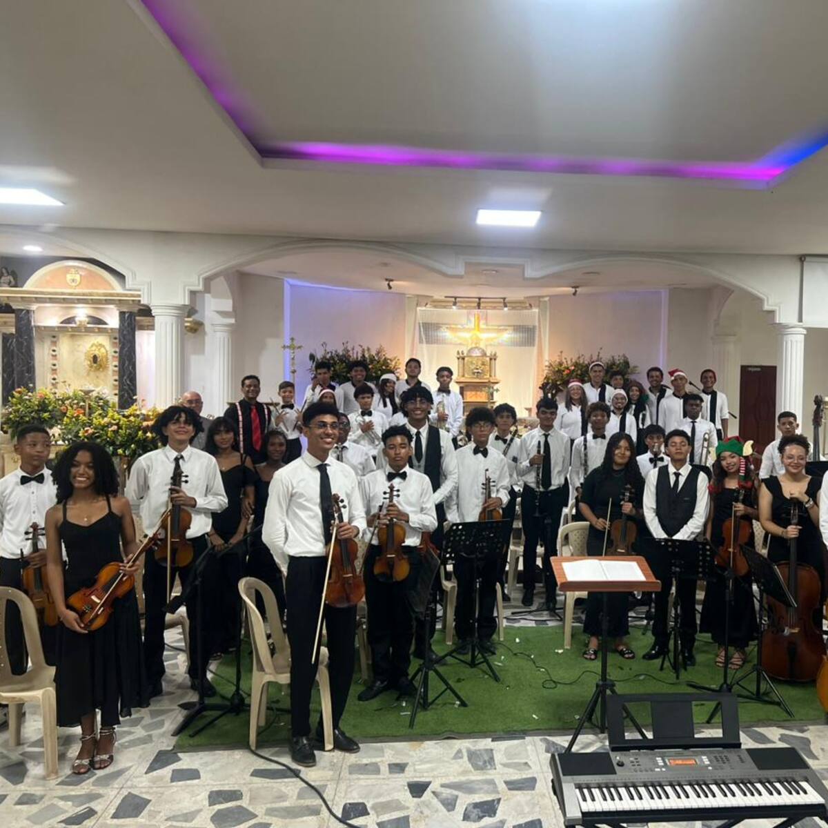 Orquesta Filarmónica I.E. San Lucas avanza en Temporada de Conciertos de Navidad 2025
