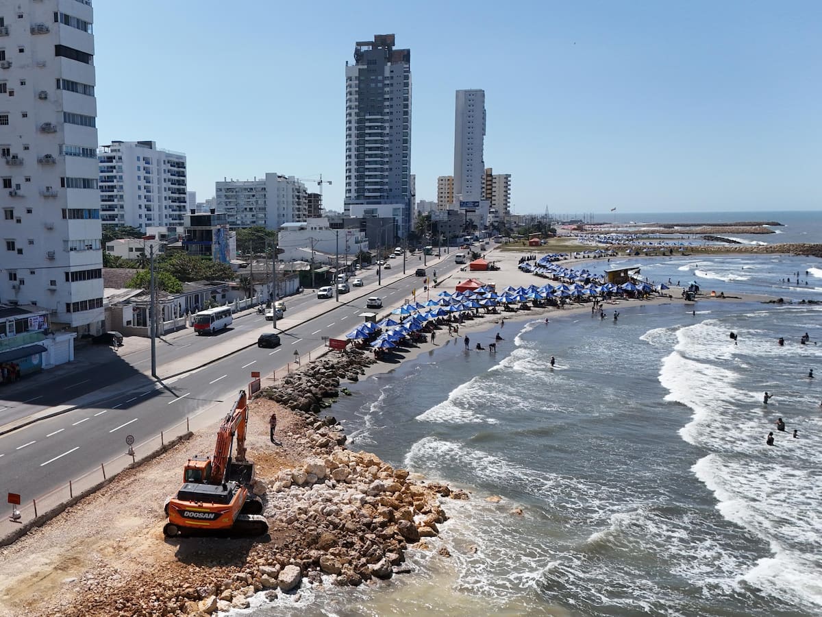 Inició nuevo frente de obra en el Malecón del Mar de Cartagena