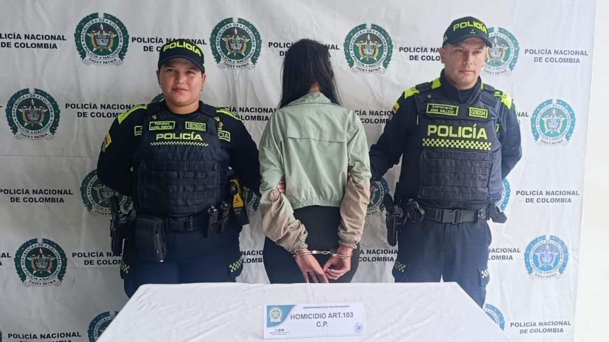 Policía captura a mujer que ocasionó la muerte a joven luego de atacarlo con un vidrio en Caldas