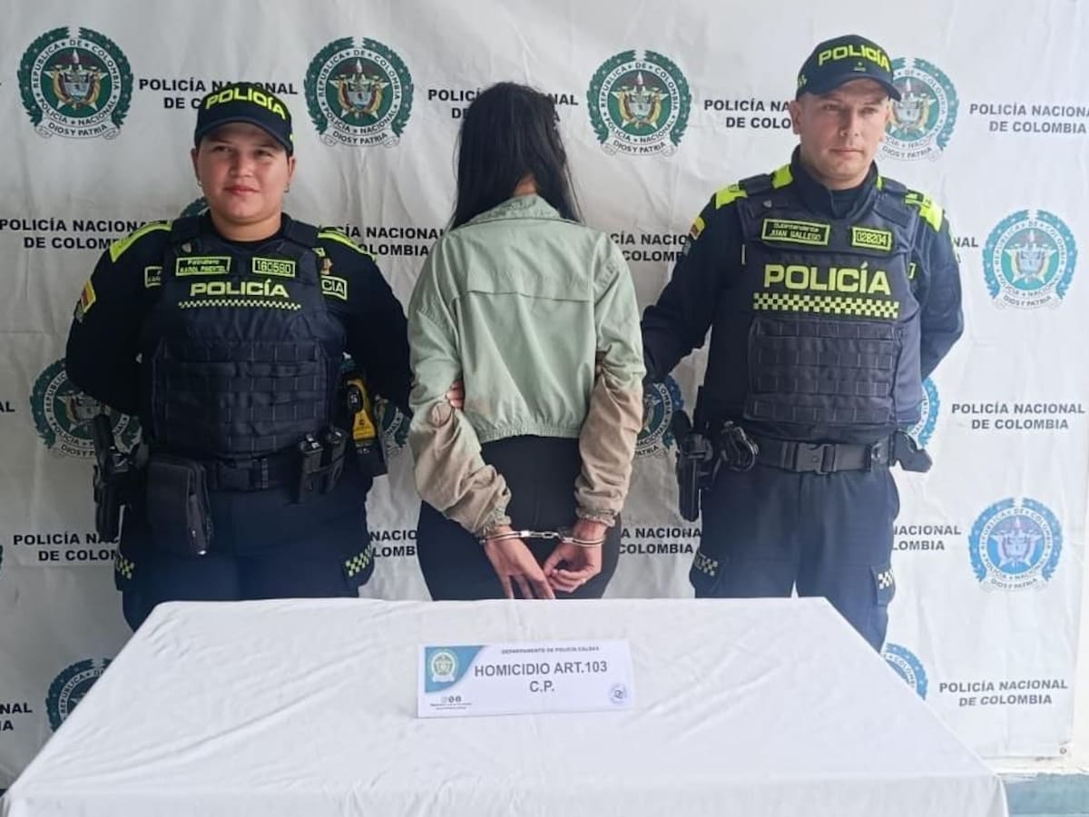 Policía captura a mujer que ocasionó la muerte a joven luego de atacarlo con un vidrio en Caldas