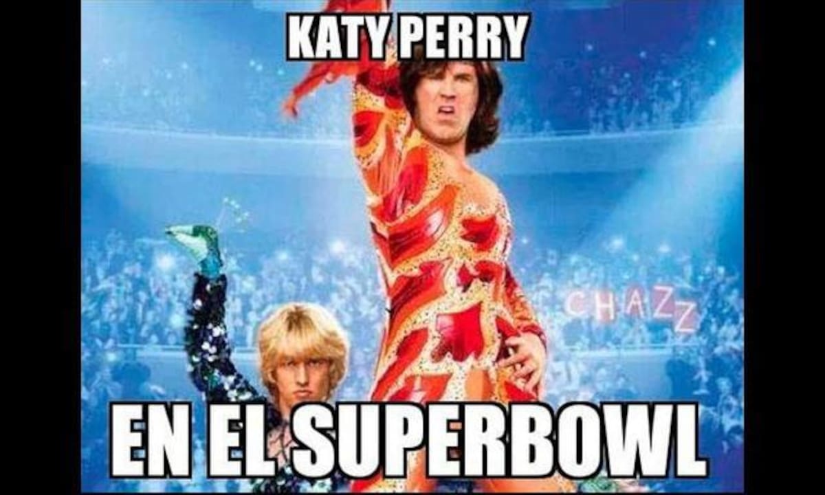 Los usuarios de las redes sociales crearon chistes gráficos sobre el partido y la presentación de Katy Perry. Fotos: Difusión.
