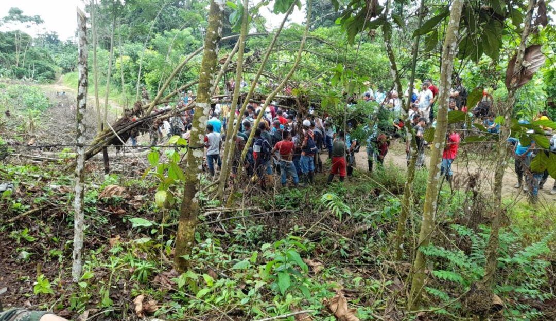La comunidad de Alto Mira y Frontera impidió la presencia del Ejército