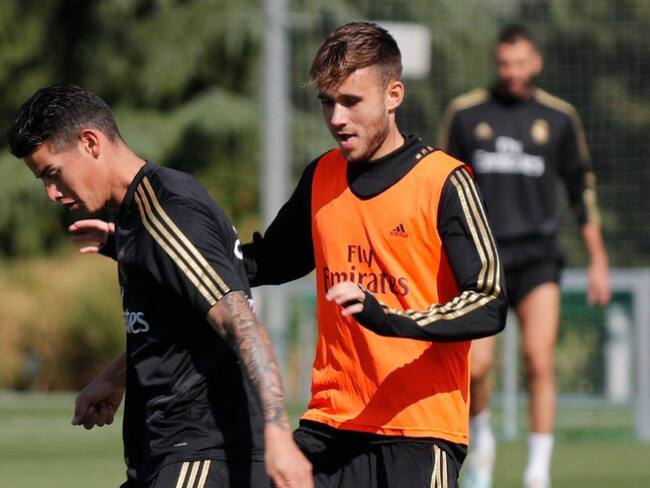 ¡Pidiendo pista! James protagonista en el entrenamiento del Real Madrid