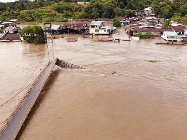 Diez municipios de El Chocó afectados por las lluvias