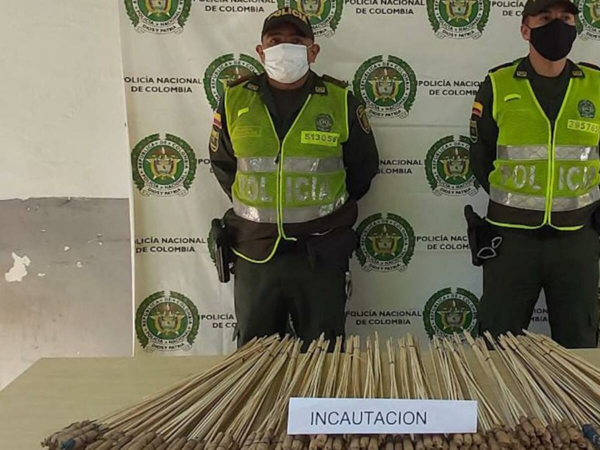 Incautan 384 voladores explosivos en Zona Bananera