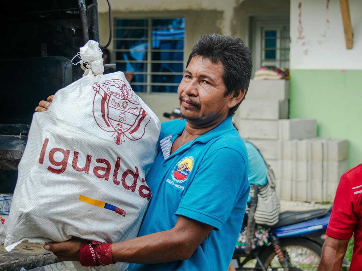 Programa ‘Hambre Cero’ entregó 800 mercados a familias vulnerables en Bolívar