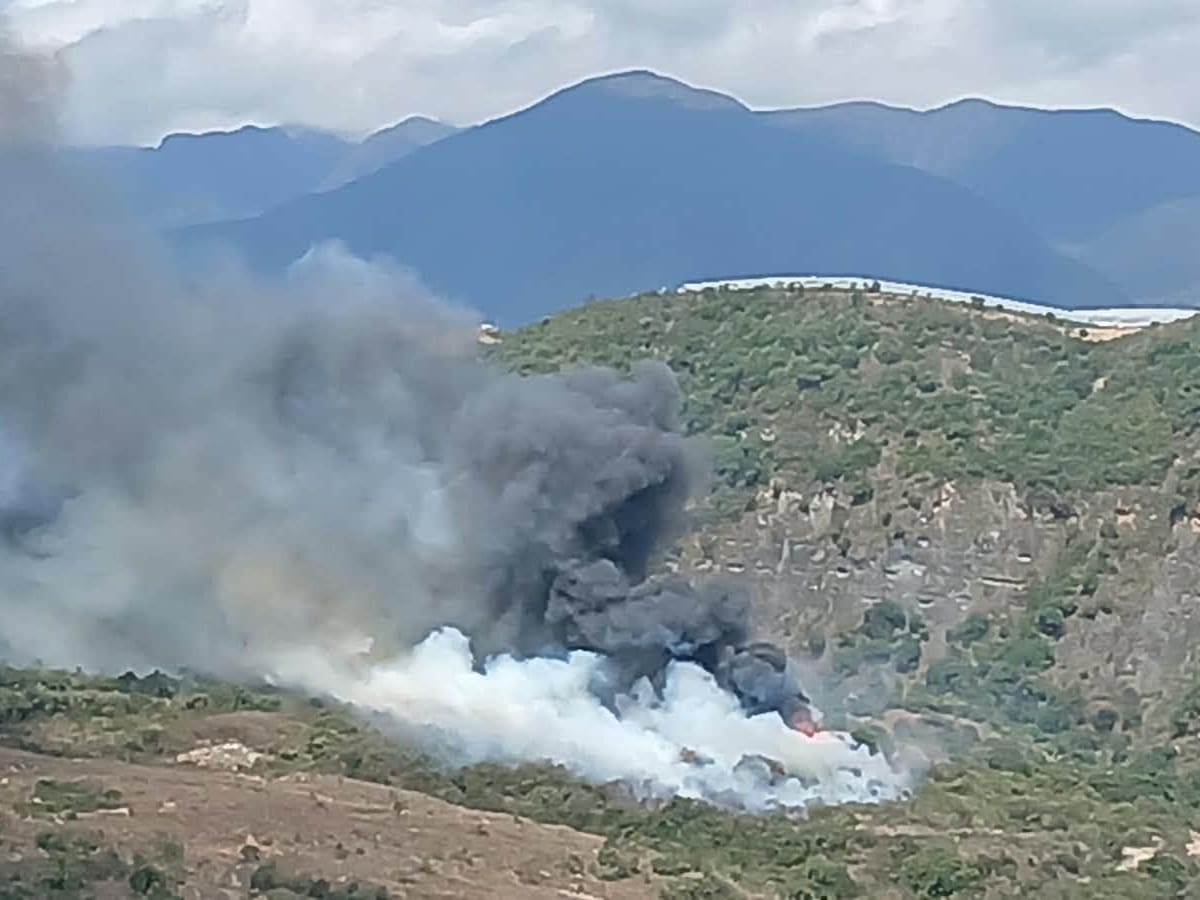 Incendio forestal entre Gachantivá y Villa de Leyva habría sido provocado