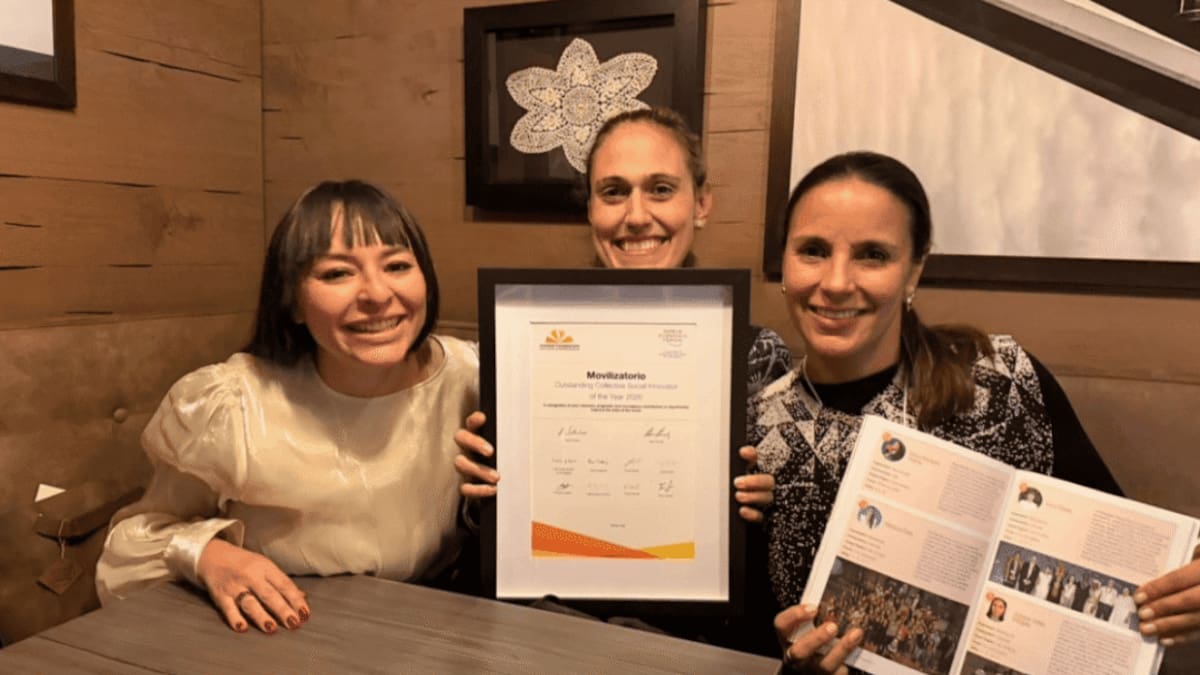 Colombia se gana un lugar en Davos: Movilizatorio recibe premio global de innovación social