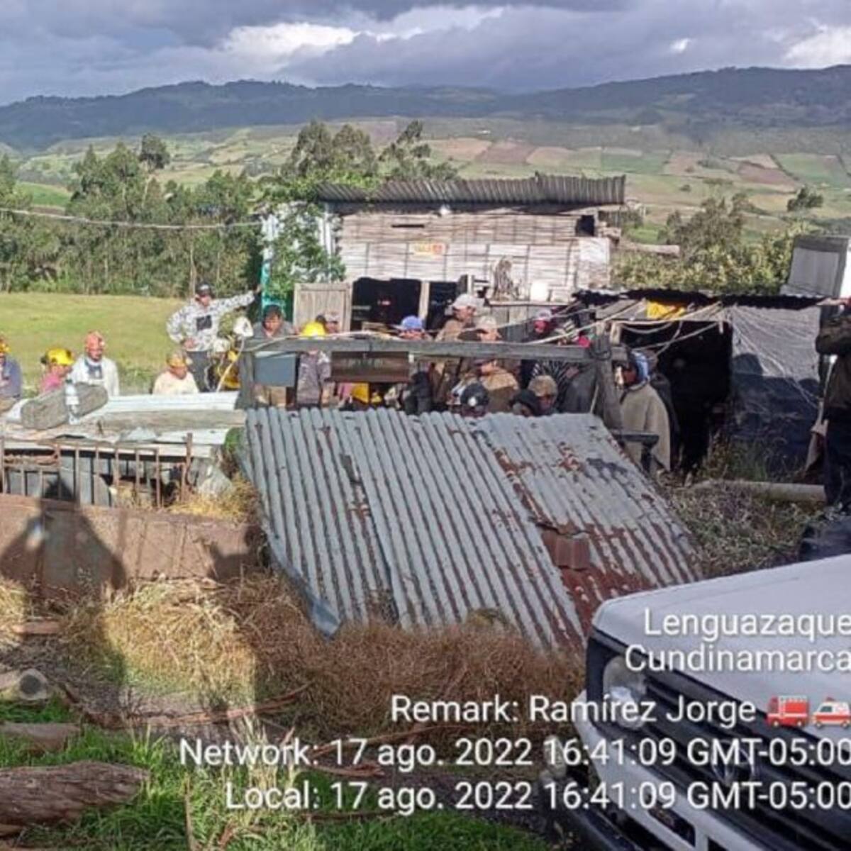 Nueve mineros están atrapados en Lenguazaque, Cundinamarca