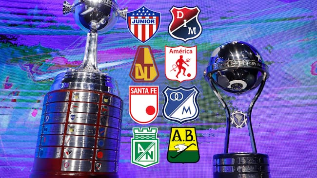 Clasificados a Copa Libertadores y Copa Sudamericana 2026: los equipos que representarán a Colombia