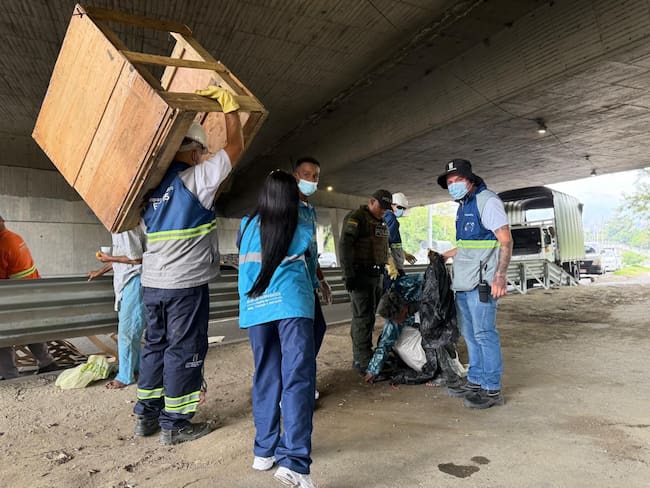 Medellín recupera 75 puntos críticos ocupados por habitantes de calle