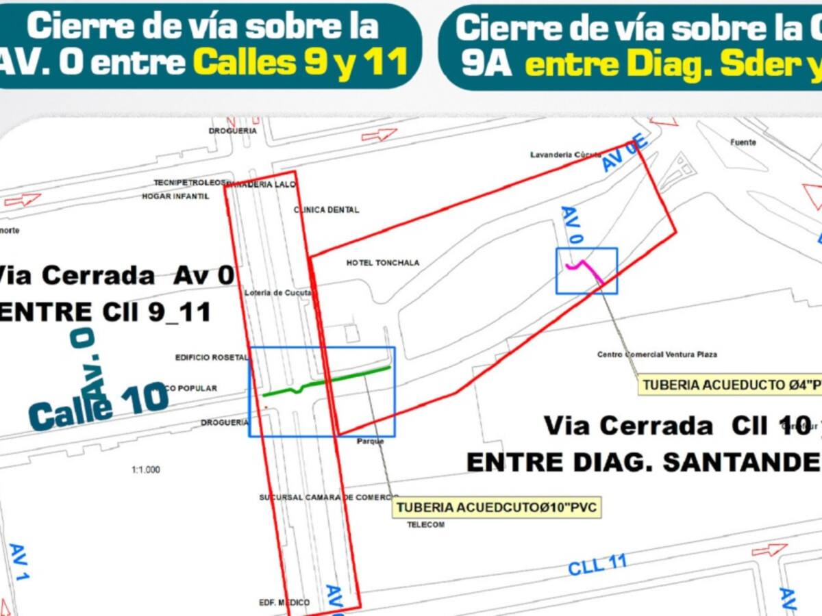 Avanzan trabajos de acueducto en el centro de la ciudad