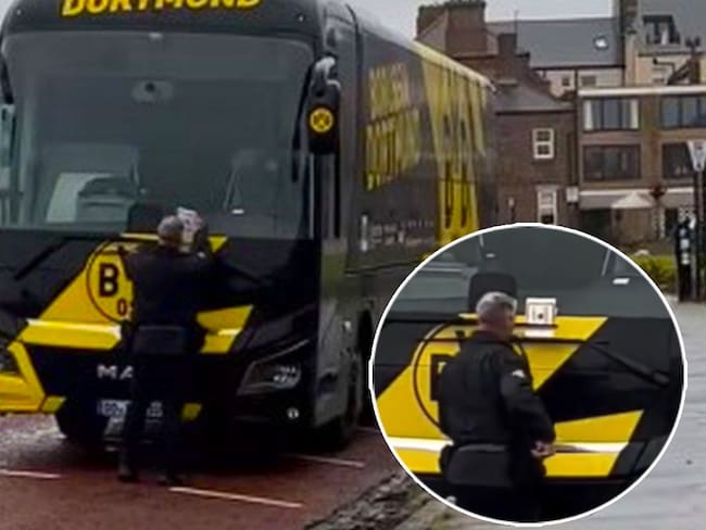 Bus del Borussia Dortmund | Foto: Captura de pantalla