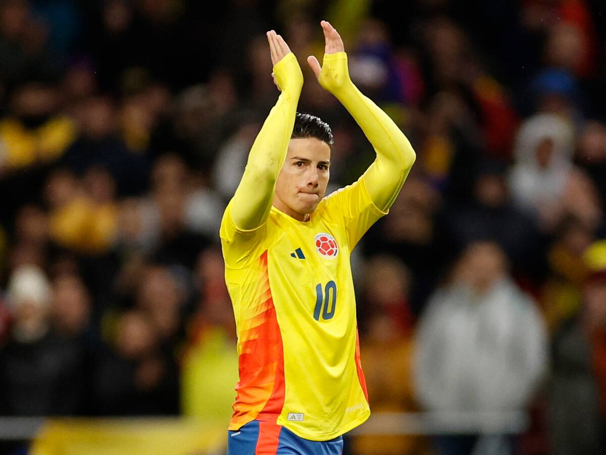 Eliminatorias: ¿Con cuántos minutos de juego llega James Rodríguez a Selección Colombia?