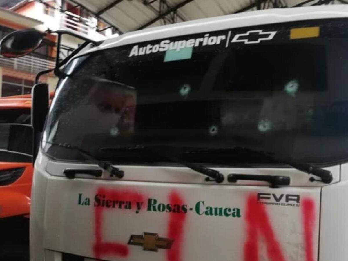 Sujetos armados atacaron vehículo recolector de residuos en Cauca