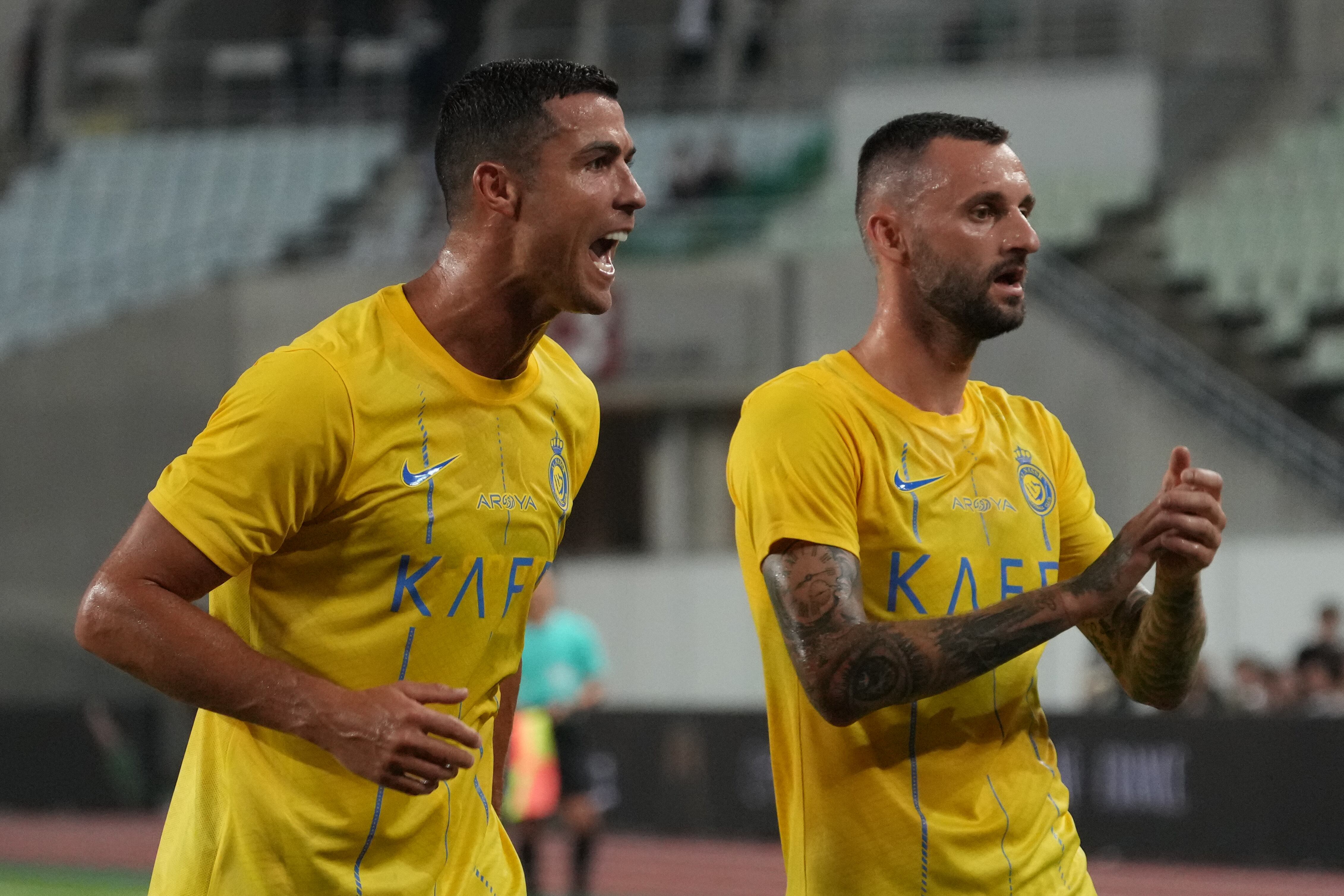 Cristiano Ronaldo guió la clasificación del Al-Nassr. (Photo by Masashi Hara/Getty Images)