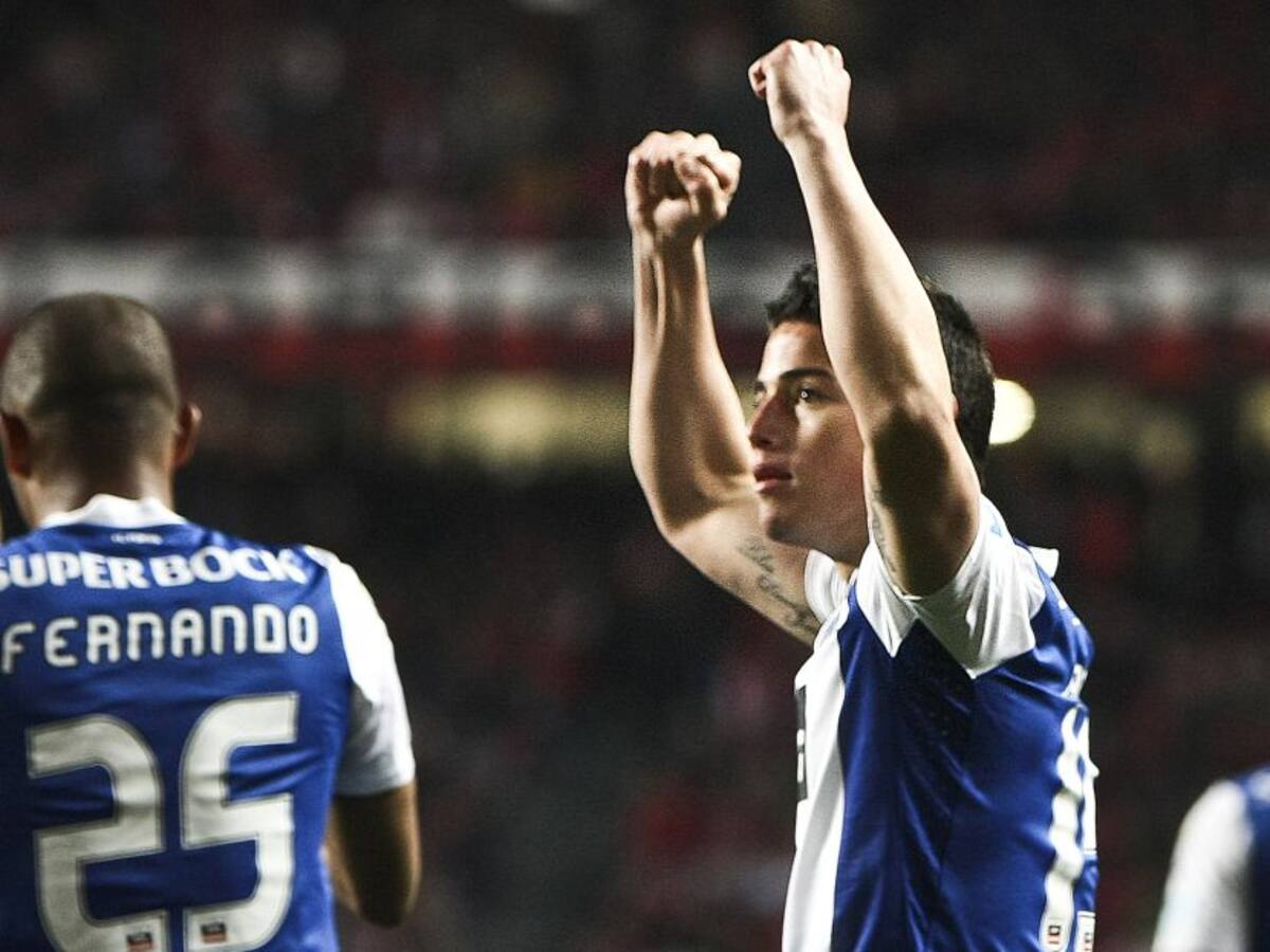 Con camiseta del Porto, James deja claro que no volverá a Portugal