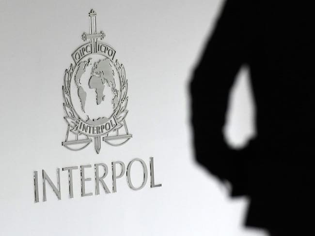 Logo de la Interpol.
(Foto: ROSLAN RAHMAN/AFP via Getty Images)