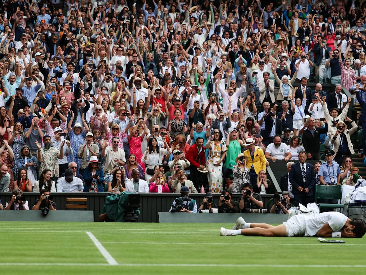 Real Madrid felicita a Carlos Alcaraz por su victoria en Wimbledon