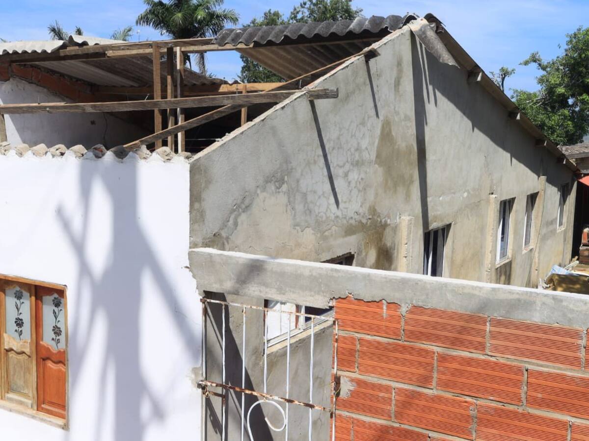 Tubará y Puerto Colombia, municipios con el mayor número de casas destechadas