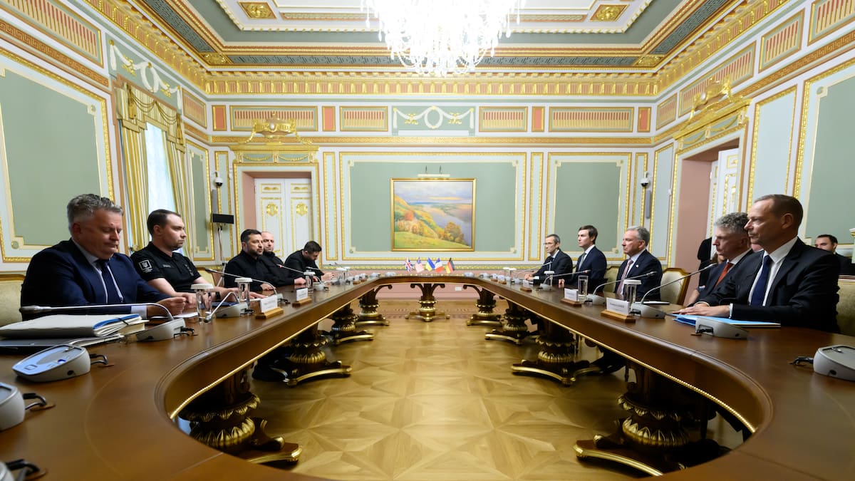 Concluye la reunión de Zelenski con los emisarios de EEUU