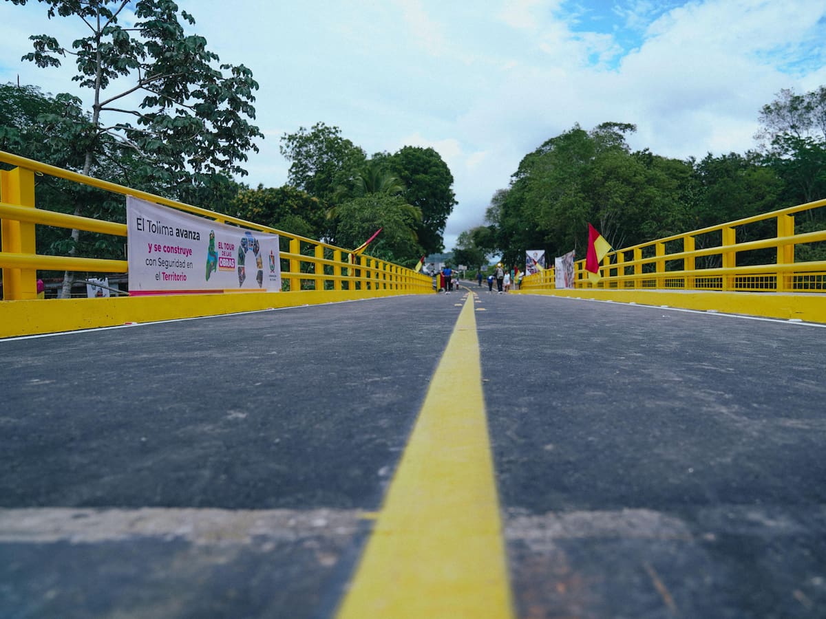 Gobernadora del Tolima elogió a contratista que ejecutó obra del puente Palobayo-Ambalema