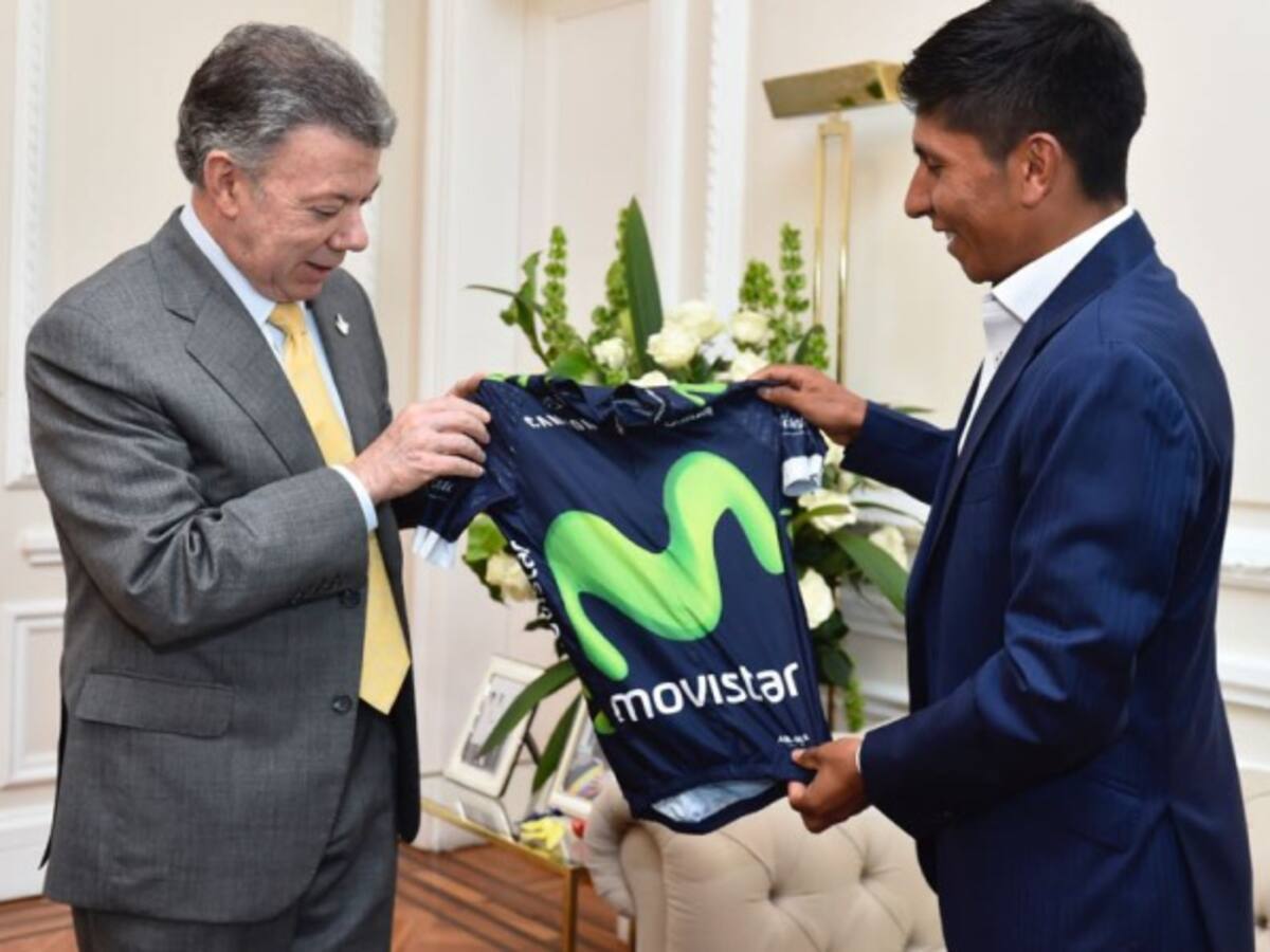 Nairo se reunió con Santos para tratar reducción de fondos para el deporte