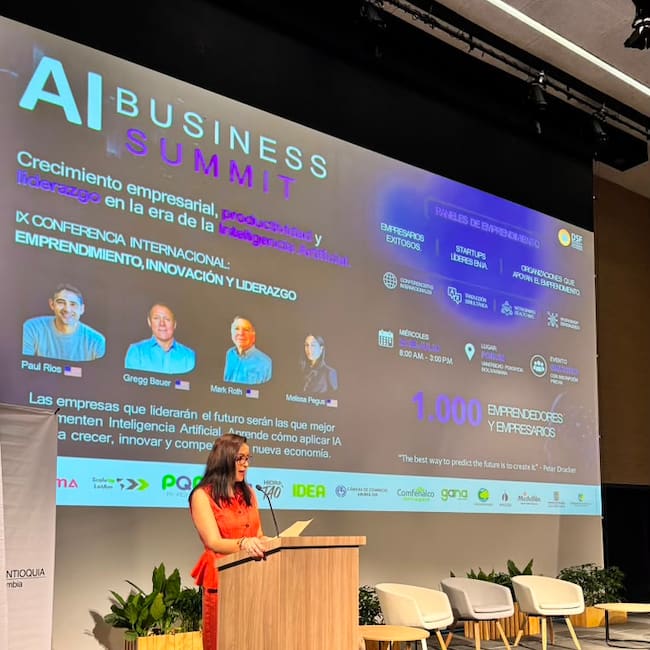Artificial Intelligence Business Summit en Medellín. Cortesía AI Business Summit