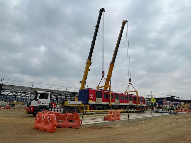 Metro de Bogotá: el quinto tren ya está en la ciudad y pronto iniciará pruebas antes de circular