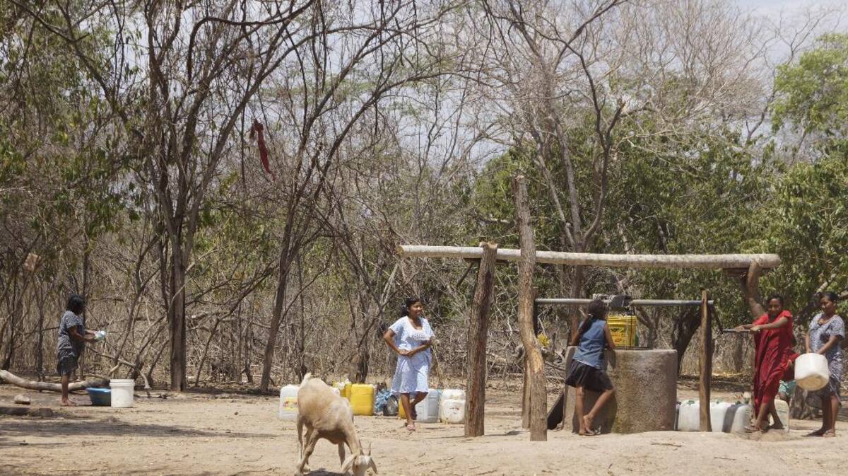 Recorrido de Caracol Radio por las zonas que aguantan sed. Fotos de Luis Enrique Rodríguez