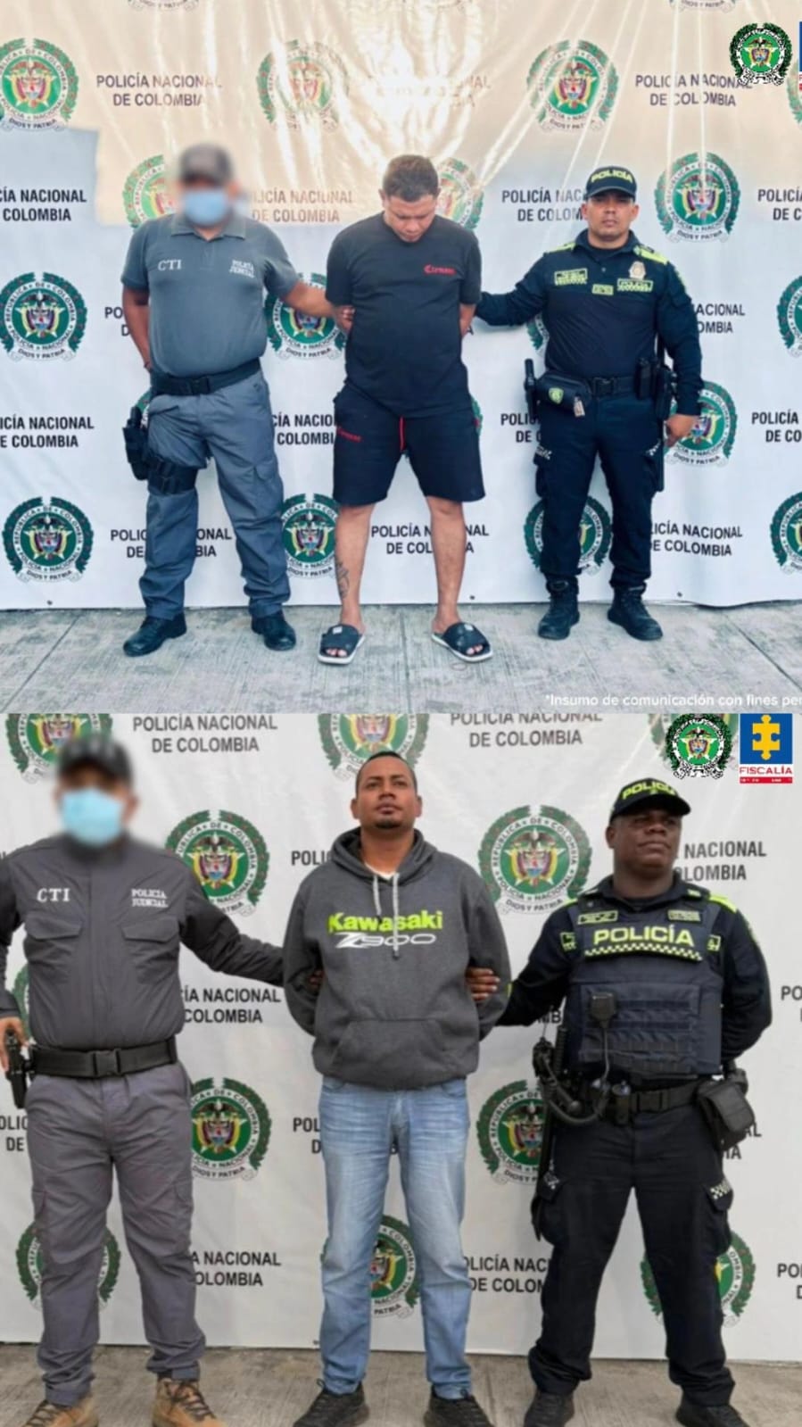 Judicializan a dos presuntos integrantes de ‘Los Pachencas’ por tres homicidios en Santa Marta/ Fiscalía 