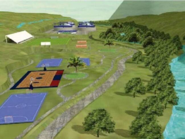 Foto: Maqueta PTAR - Prensa Aguas de Manizales.