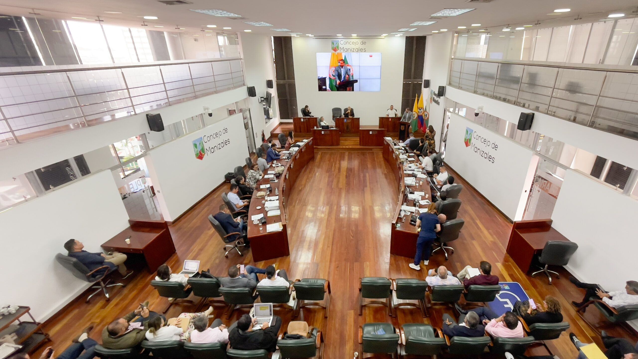 Sesión del Concejo de Manizales.