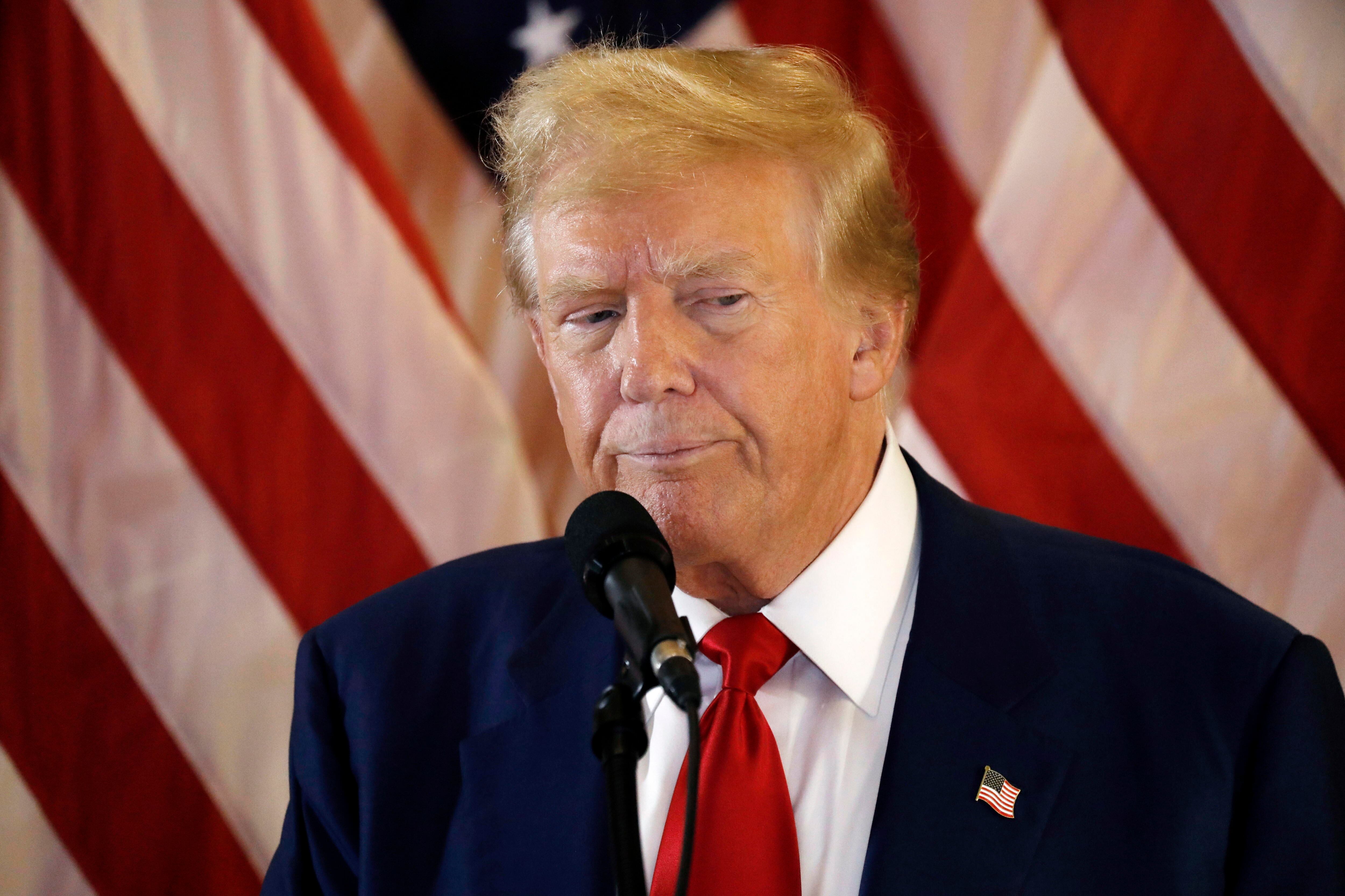 New York (United States), 31/05/2024.- Former US President Donald Trump speaks at a press conference at Trump Tower the day after a jury found him guilty on all 34 counts in his hush money criminal trial in New York State Supreme Court in New York, New York, USA, 31 May 2024.