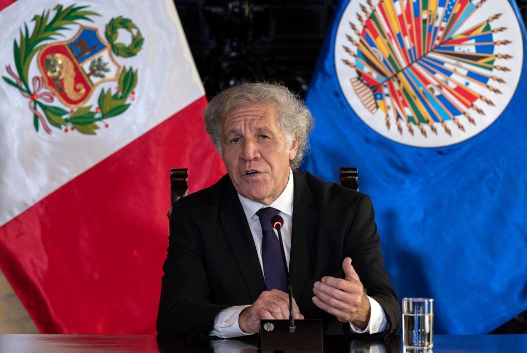 Luis Almagro secretario general de la OEA(Photo by Cris BOURONCLE / AFP) (Photo by CRIS BOURONCLE/AFP via Getty Images)