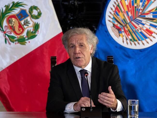 Luis Almagro secretario general de la OEA(Photo by Cris BOURONCLE / AFP) (Photo by CRIS BOURONCLE/AFP via Getty Images)