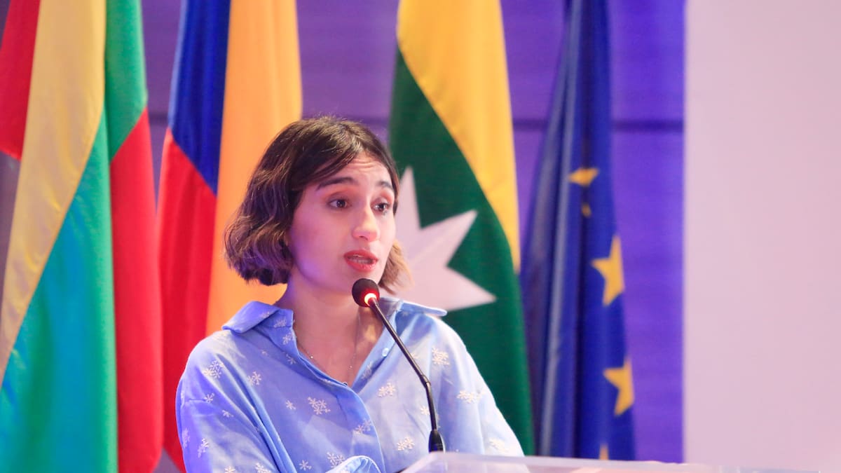 Canciller Laura Sarabia habla en La W
