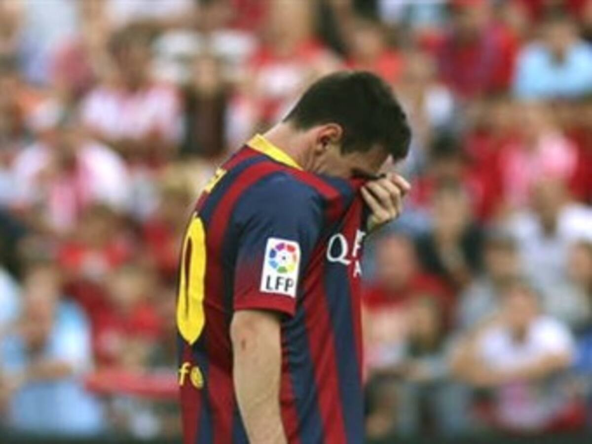 Lionel Messi se volvió a lesionar