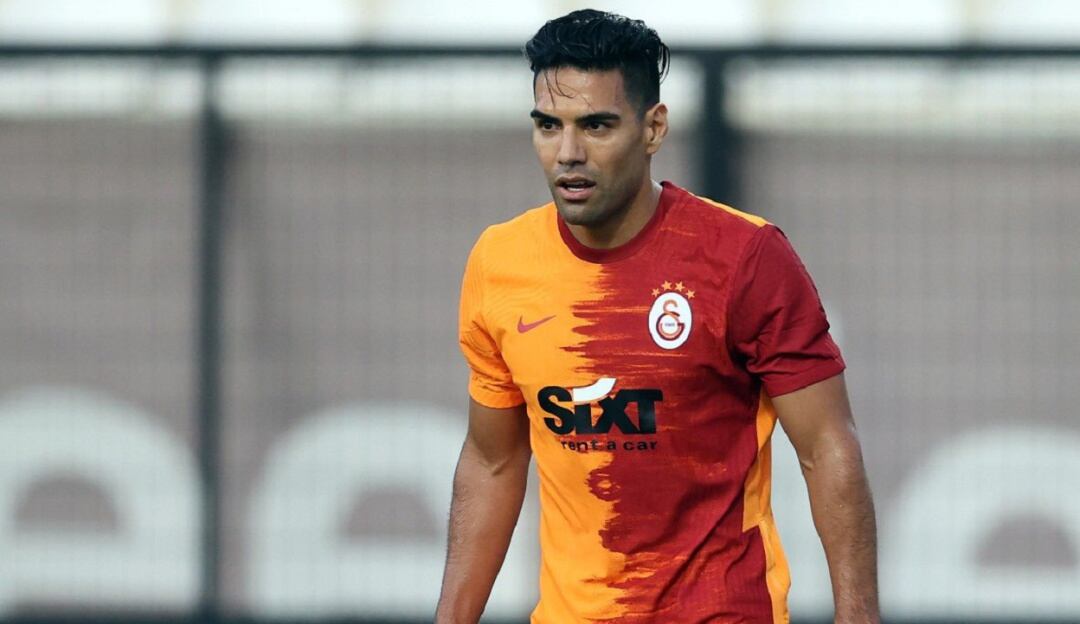 Falcao durante el juego amistoso frente al Kasimpasa.