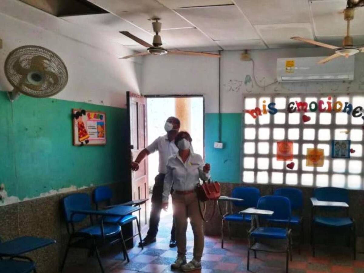 Personera denuncia pésimo estado de colegios en corregimientos de Cartagena