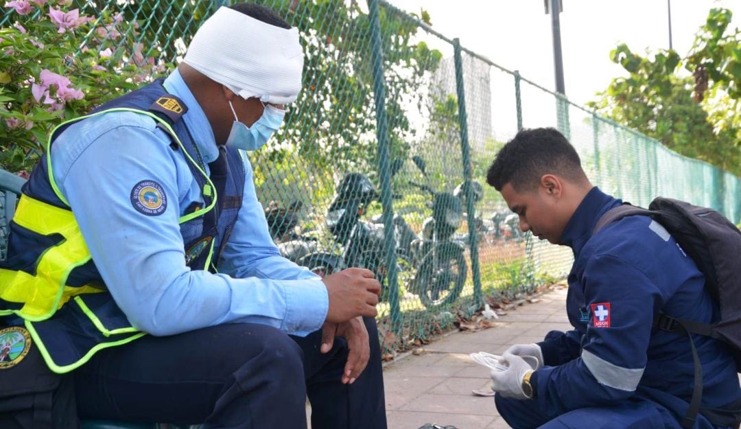 Nuevamente un agente de tránsito es sujeto de agresiones físicas en ejercicio de sus funciones en cumplimiento de las normas de tránsito