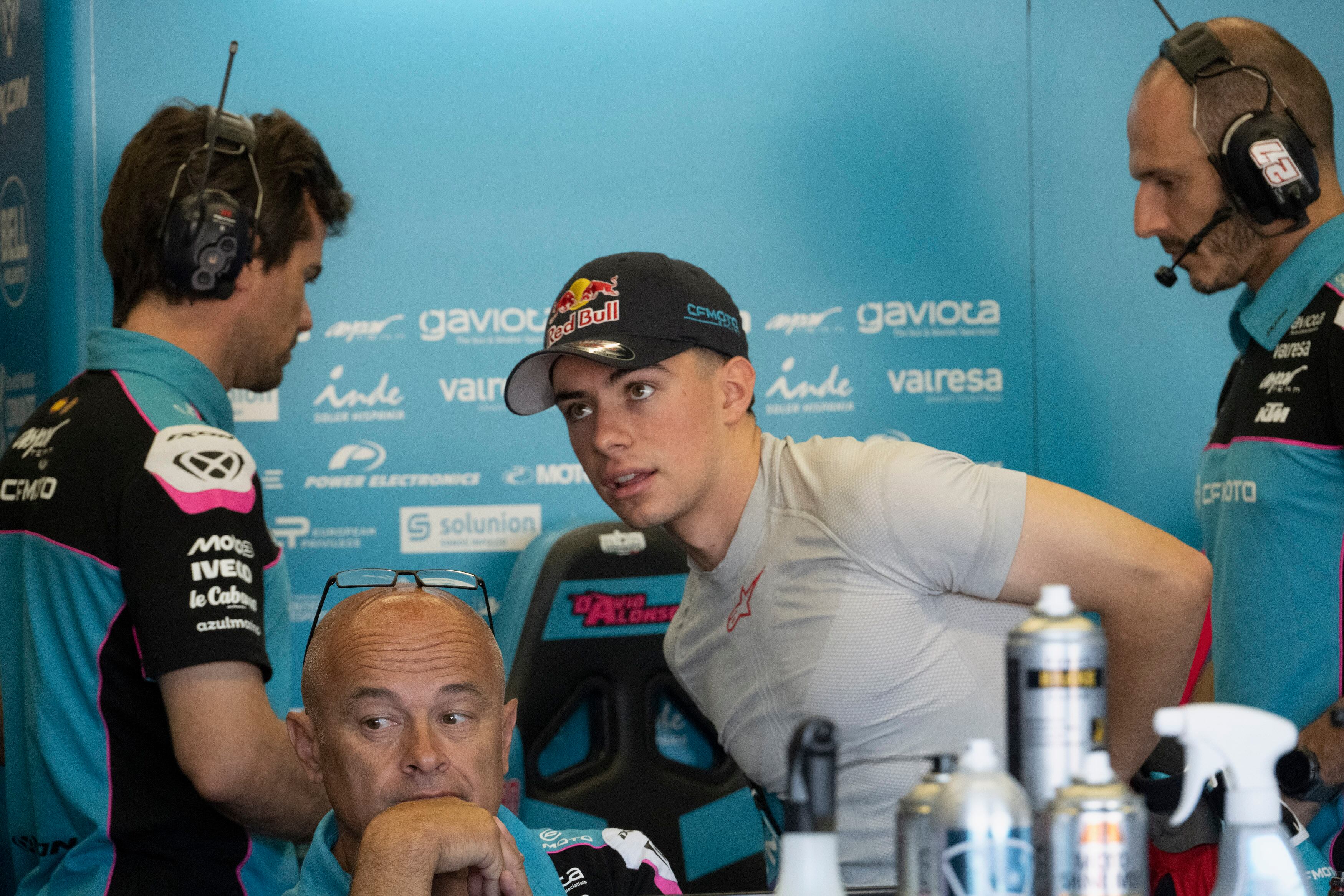 Inesperada posición en la que saldrá David Alonso en el GP de Chequia del Moto2: así le fue. (Photo by Mirco Lazzari gp/Getty Images)