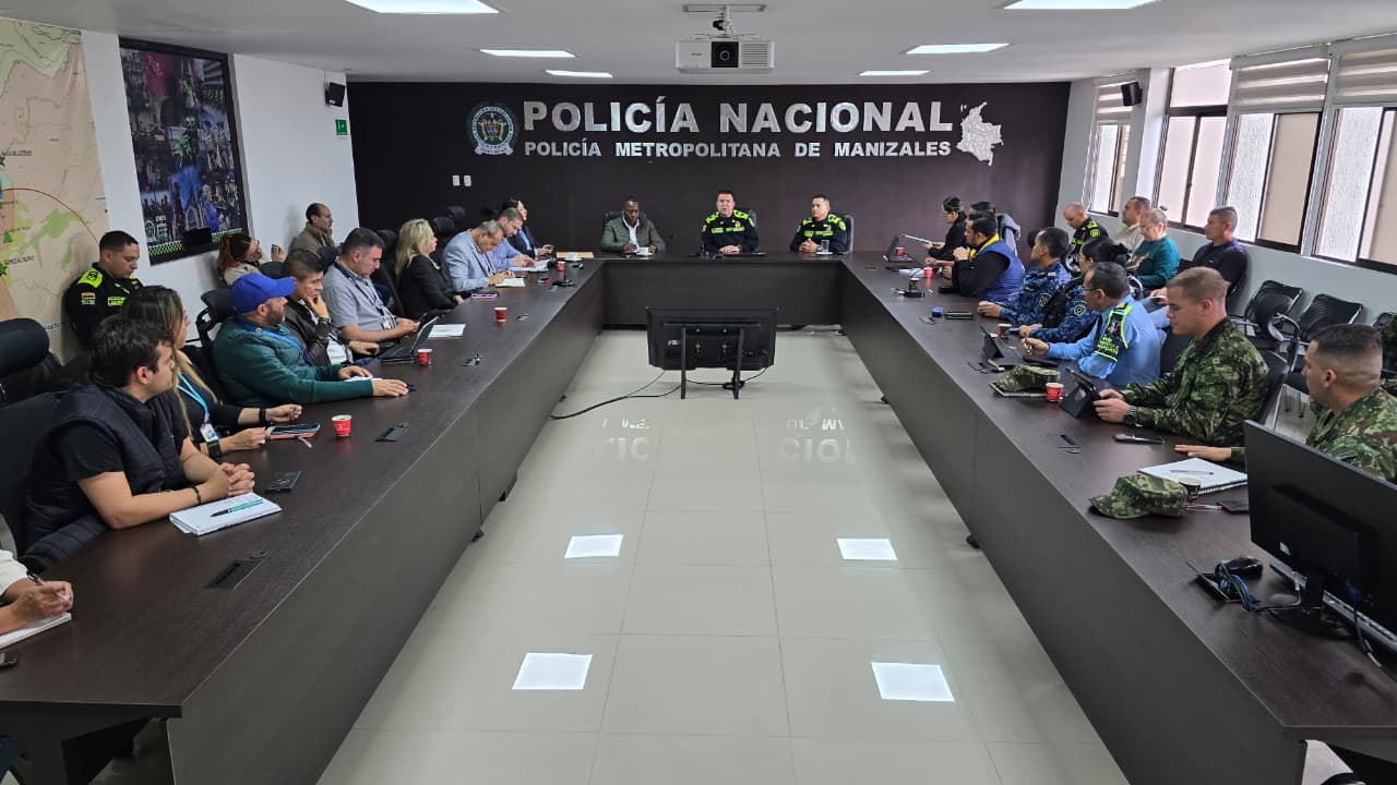 Consejo extraordinario de seguridad en Manizales