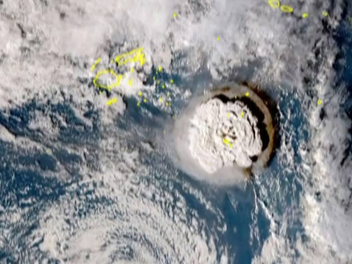 Esta sería la magnitud de erupción Tonga si hubiese ocurrido en Colombia