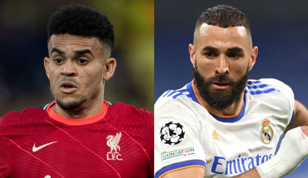 Luis Díaz y Karim Benzema