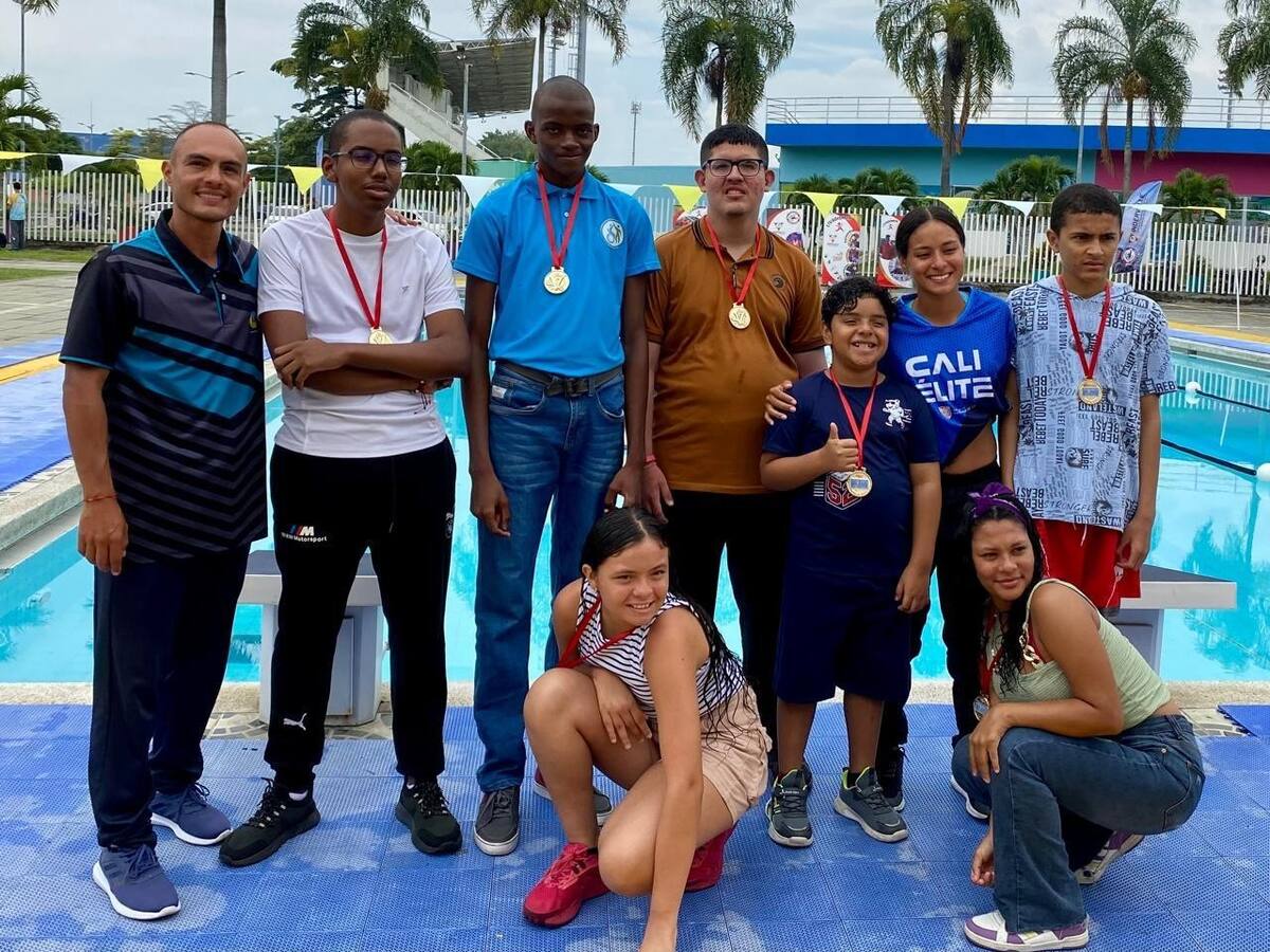 Cali vive la inclusión en el agua con el II Festival Abierto de Para Natación